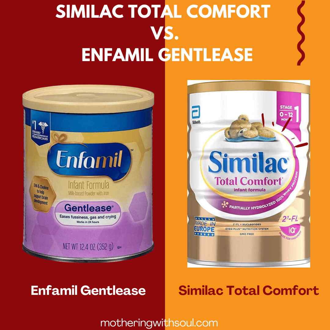Similac Total Comfort vs. Enfamil Gentlease